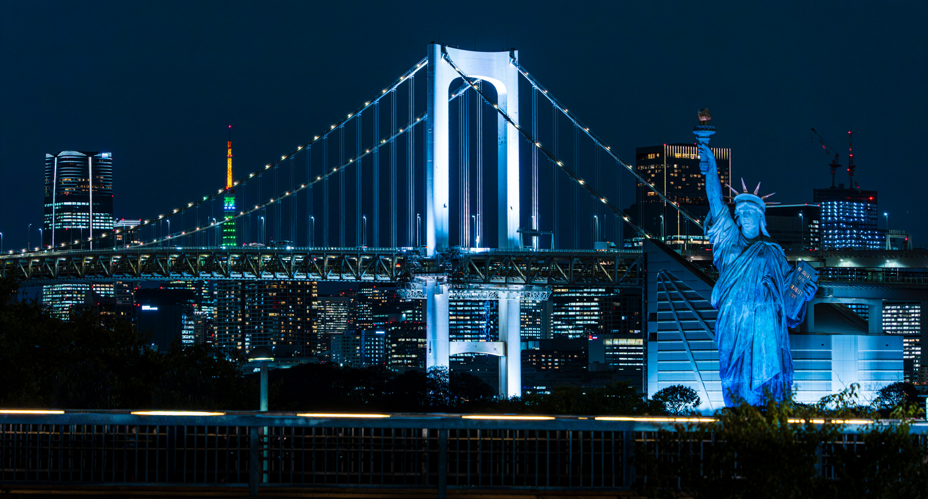 お台場夜景の写真
