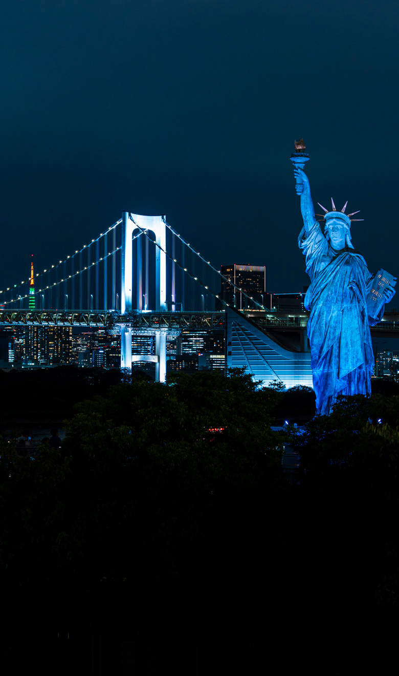 お台場夜景の写真