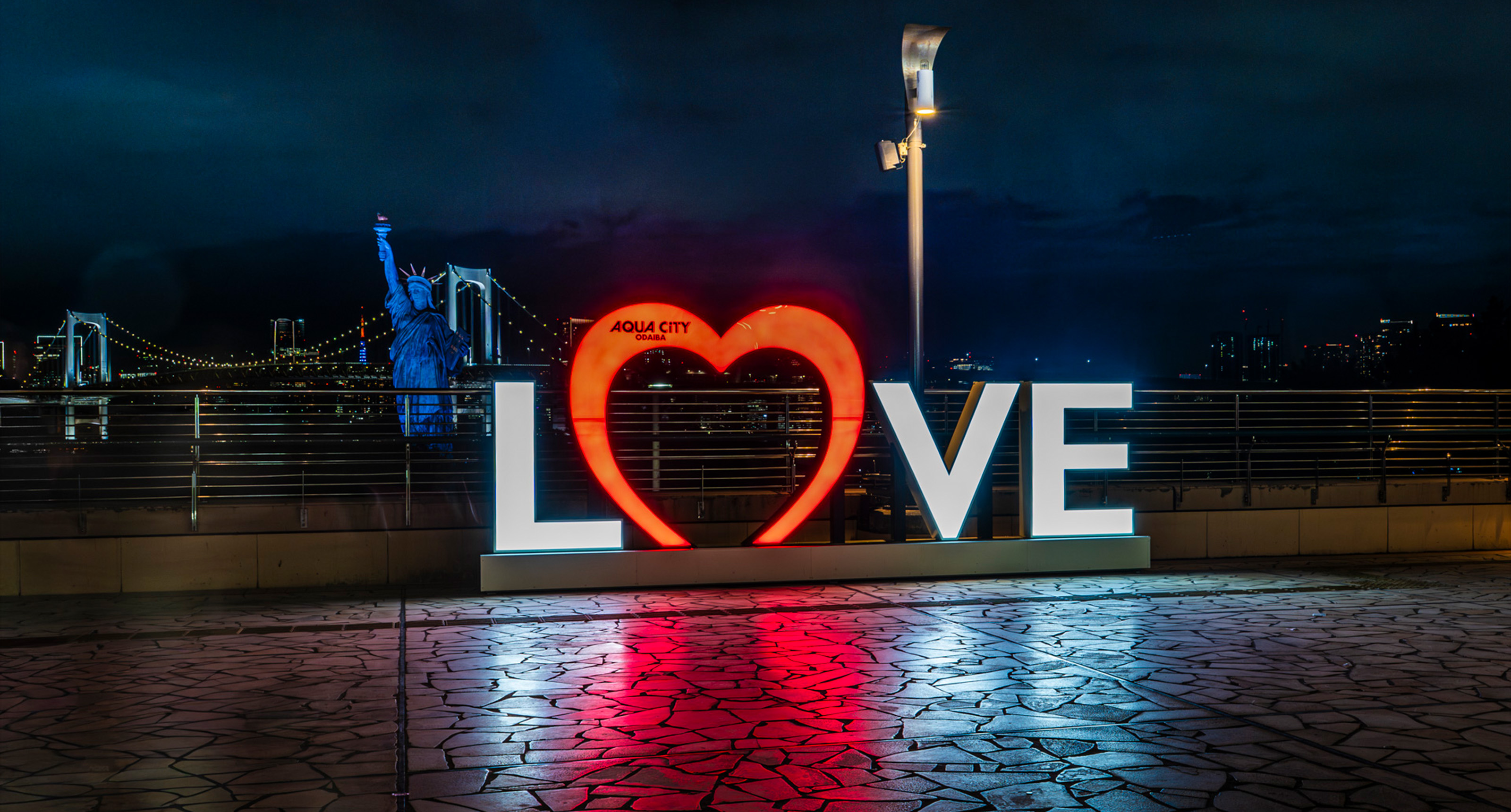 お台場夜景の写真